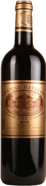 Вино Chateau Batailley, Pauillac AOC Grand Cru Classe, 2005