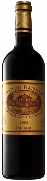 Вино Chateau Batailley, Pauillac AOC Grand Cru Classe, 2006