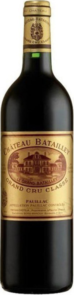 Вино Chateau Batailley, Pauillac AOC Grand Cru Classe, 2013