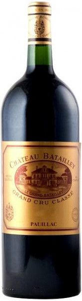 Вино Chateau Batailley, Pauillac AOC Grand Cru Classe, 2015, 1.5 л