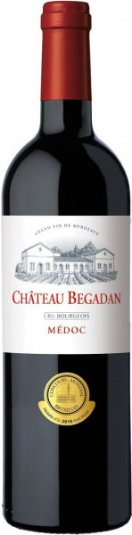 Вино Chateau Begadan, Medoc AOC, 2016