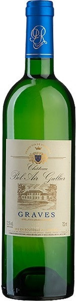 Вино Chateau Bel-Air Gallier Blanc, Graves AOC, 2014
