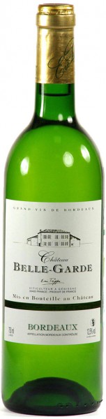 Вино "Chateau Belle-Garde" Blanc, Bordeaux AOC, 2012