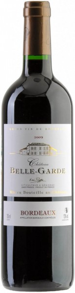 Вино Chateau Belle Garde, Bordeaux AOC 2009