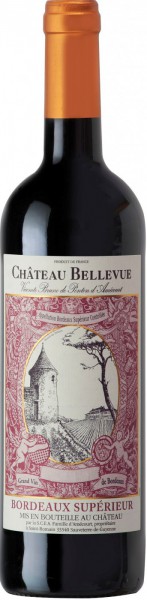 Вино "Chateau Bellevue" Rouge, Bordeaux Superieur AOC