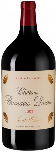 Вино Chateau Branaire-Ducru, AOC Saint-Julien 4-eme Grand Cru Classe, 2002, 3 л