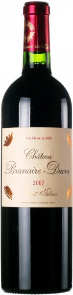Вино Chateau Branaire-Ducru, AOC Saint-Julien 4-eme Grand Cru Classe, 2007