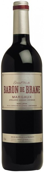Вино Chateau Brane-Cantenac, "Baron de Brane", Margaux AOC, 2005