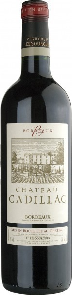 Вино Chateau Cadillac Rouge, Bordeaux AOC, 2005