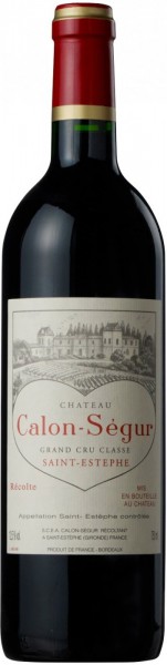 Вино Chateau Calon-Segur, Saint-Estephe 3-eme Grand Cru Classe, 2004, 0.375 л
