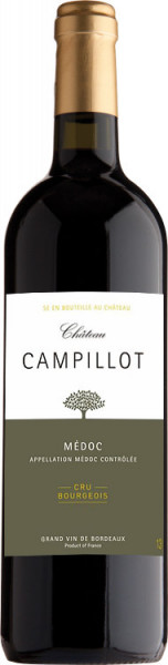 Вино Chateau Campillot, Medoc AOC, 2012