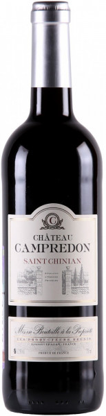 Вино "Chateau Campredon" Rouge, Saint-Chinian AOP
