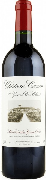 Вино Chateau Canon Saint-Emilion AOC 1er Grand Cru Classe B 2000