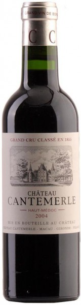 Вино Chateau Cantemerle, Haut-Medoc AOC 5-me Grand Cru, 2004, 0.375 л