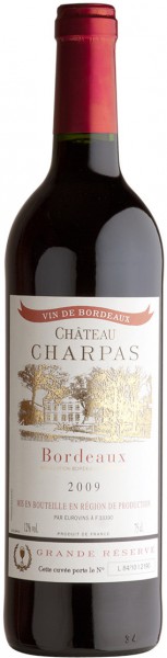 Вино Chateau Charpas Bordeaux AOC, 2009