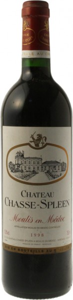 Вино Chateau Chasse-Spleen, Moulis-en-Medoc AOC Cru Bourgeois, 1998
