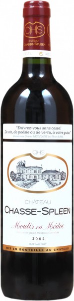 Вино Chateau Chasse-Spleen, Moulis-en-Medoc AOC Cru Bourgeois, 2002