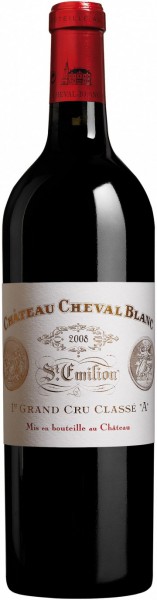 Вино Chateau Cheval Blanc, St-Emilion AOC 1-er Grand Cru Classe, 2008