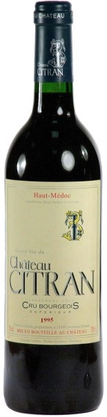Вино Chateau Citran Haut-Medoc AOC Cru Bourgeois, 1995