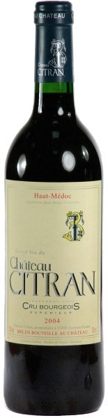 Вино Chateau Citran Haut-Medoc AOC Cru Bourgeois 2004