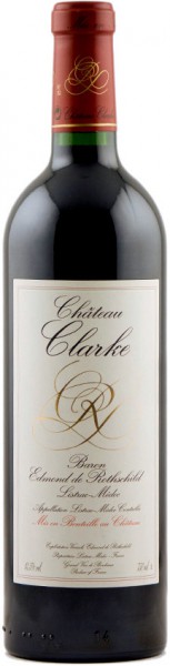 Вино Chateau Clarke, Cru Bourgeois Baron Edmond de Rothschild, Listrac-Medoc AOC, 2006