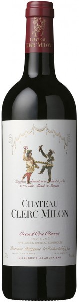 Вино Chateau Clerc Milon, Grand Cru Classe Pauillac AOC, 1998