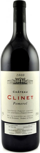 Вино Chateau Clinet, Pomerol AOC, 2000, 1.5 л