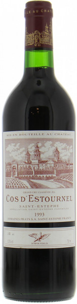 Вино Chateau Cos d'Estournel, Saint-Estephe AOC 2-er Grand Cru Classe, 1993