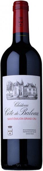 Вино Chateau Cote de Baleau, Saint-Emilion Grand Cru AOC, 2014