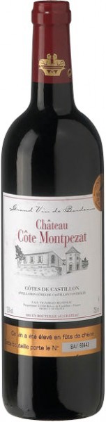 Вино Chateau Cote Montpezat, Cotes de Castillon AOC 2001