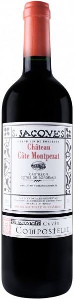 Вино Chateau Cote Montpezat, "Cuvee Compostelle" Rouge, Cotes de Castillon AOC, 2006