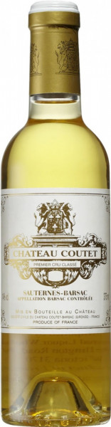 Вино Chateau Coutet, 1-er Cru Sauternes-Barsac AOC, 2016, 0.375 л