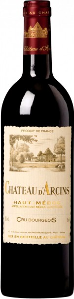 Вино Chateau d'Arcins, Haut-Medoc AOC, 2009