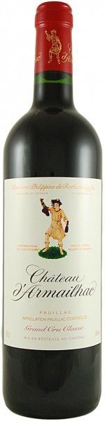 Вино Chateau d'Armailhac Pauillac AOC 5-me Grand Cru Classe 1995