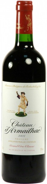Вино Chateau d'Armailhac, Pauillac AOC 5-me Grand Cru Classe, 2004, 1.5 л