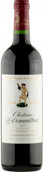 Вино Chateau d'Armailhac, Pauillac AOC 5-me Grand Cru Classe, 2007, 1.5 л