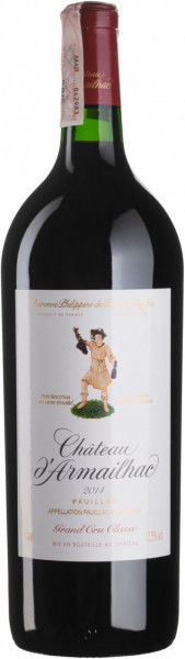 Вино Chateau d'Armailhac, Pauillac AOC 5-me Grand Cru Classe, 2014, 1.5 л