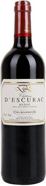 Вино Chateau D'Escurac, Medoc AOC, 2001