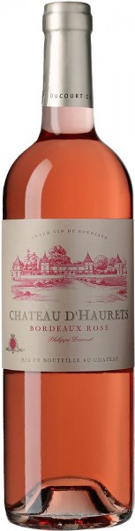 Вино Chateau d'Haurets, Bordeaux AOC Rose, 2015