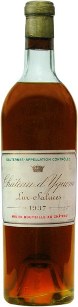 Вино Chateau d'Yquem Sauternes AOC 1-er Grand Cru Superieur 1937