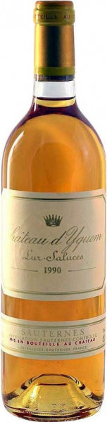 Вино Chateau d'Yquem, Sauternes AOC 1-er Grand Cru Superieur, 1990