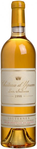 Вино Chateau d'Yquem Sauternes AOC 1-er Grand Cru Superieur, 1998