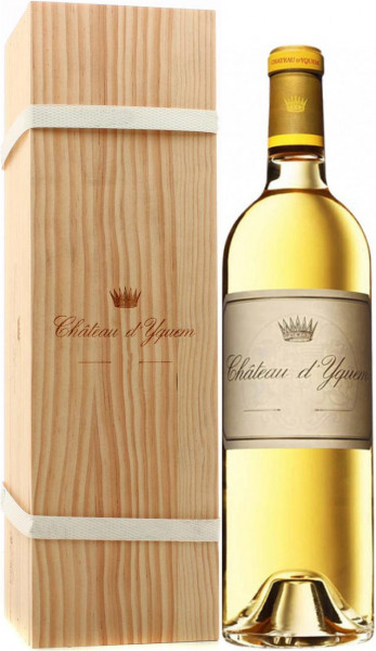 Вино Chateau d'Yquem, Sauternes AOC 1-er Grand Cru Superieur, 2013, wooden box