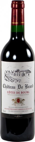 Вино Chateau De Brard, Cotes de Bourg AOC, 2011