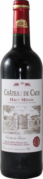 Вино Chateau de Cach, Haut Medoc AOC, 2016