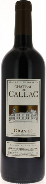 Вино Chateau de Callac, Graves AOC, 2012