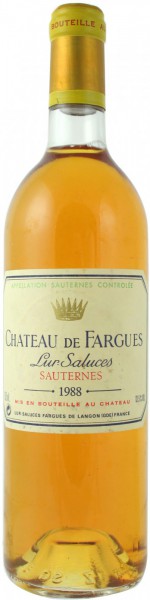 Вино Chateau de Fargues, Sauternes AOC 1998, 0.375 л