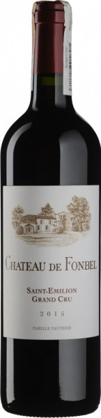 Вино Chateau de Fonbel, Saint-Emilion Grand Cru AOC, 2015, 1.5 л
