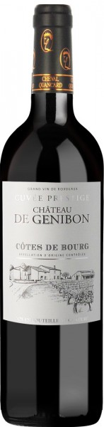 Вино Chateau de Genibon, "Cuvee Prestige", Cotes de Bourg AOC, 2009