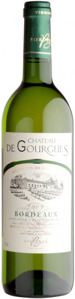 Вино Chateau de Gourgues Blanc Bordeaux AOC, 2009